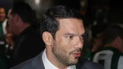 Samir Xaud antes da partida do Coritiba pela Série B.