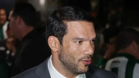 Samir Xaud antes da partida do Coritiba pela Série B.