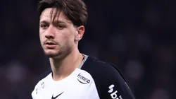 Rodrigo Garro jogador do Corinthians durante partida contra o Athletico-PR no estadio Arena Corinthians pelo campeonato Copa Do Brasil 2025. Foto: Marcello Zambrana/AGIF