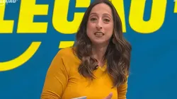 Renata Mendonça comentando no Sportv - Foto: Reprodução/Sportv