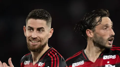 Jorginho durante jogo do Campeonato Brasileiro.