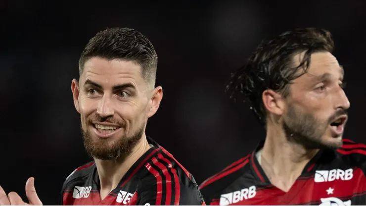 Jorginho durante jogo do Campeonato Brasileiro.