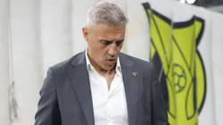 Hernan Crespo tecnico do Sao Paulo durante partida contra o Cruzeiro no estadio Mineirao pelo campeonato Brasileiro A 2025. Foto: Gilson Lobo/AGIF