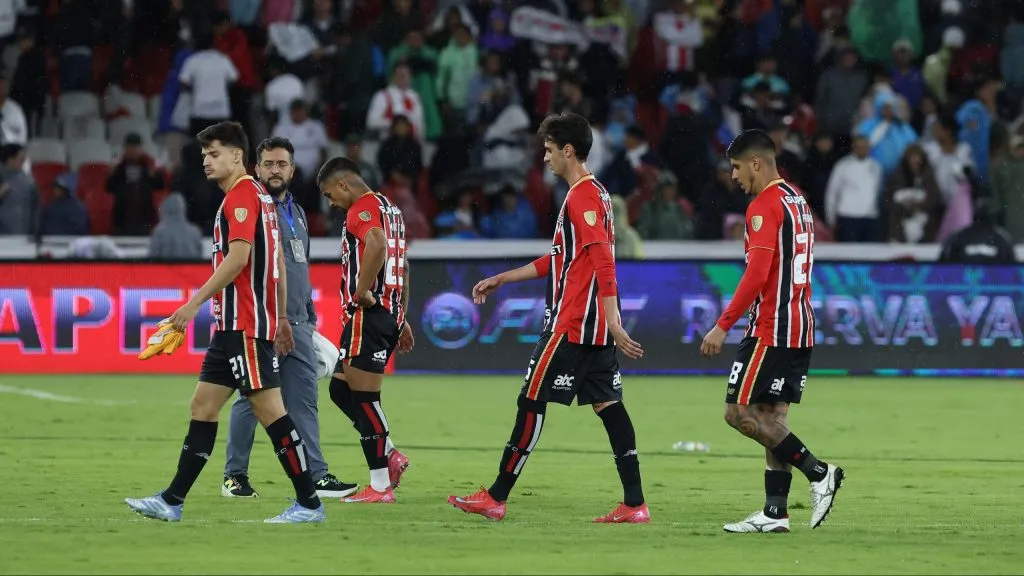 São Paulo no estádio Casa Blanca. (Photo by Franklin Jacome/Getty Images)