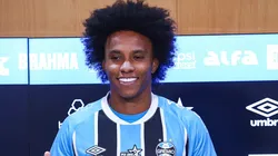 Willian, meia do Grêmio, será titular no Gre-Nal do próximo domingo - Foto: Lucas Uebel/Grêmio FBPA