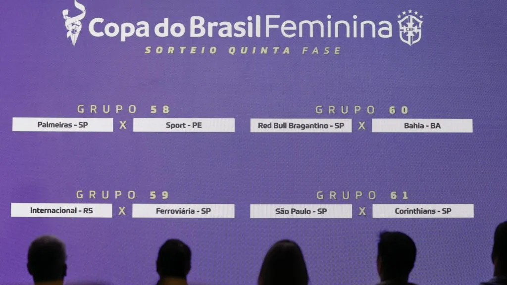Tabela das quartas de final da Copa do Brasil Feminina