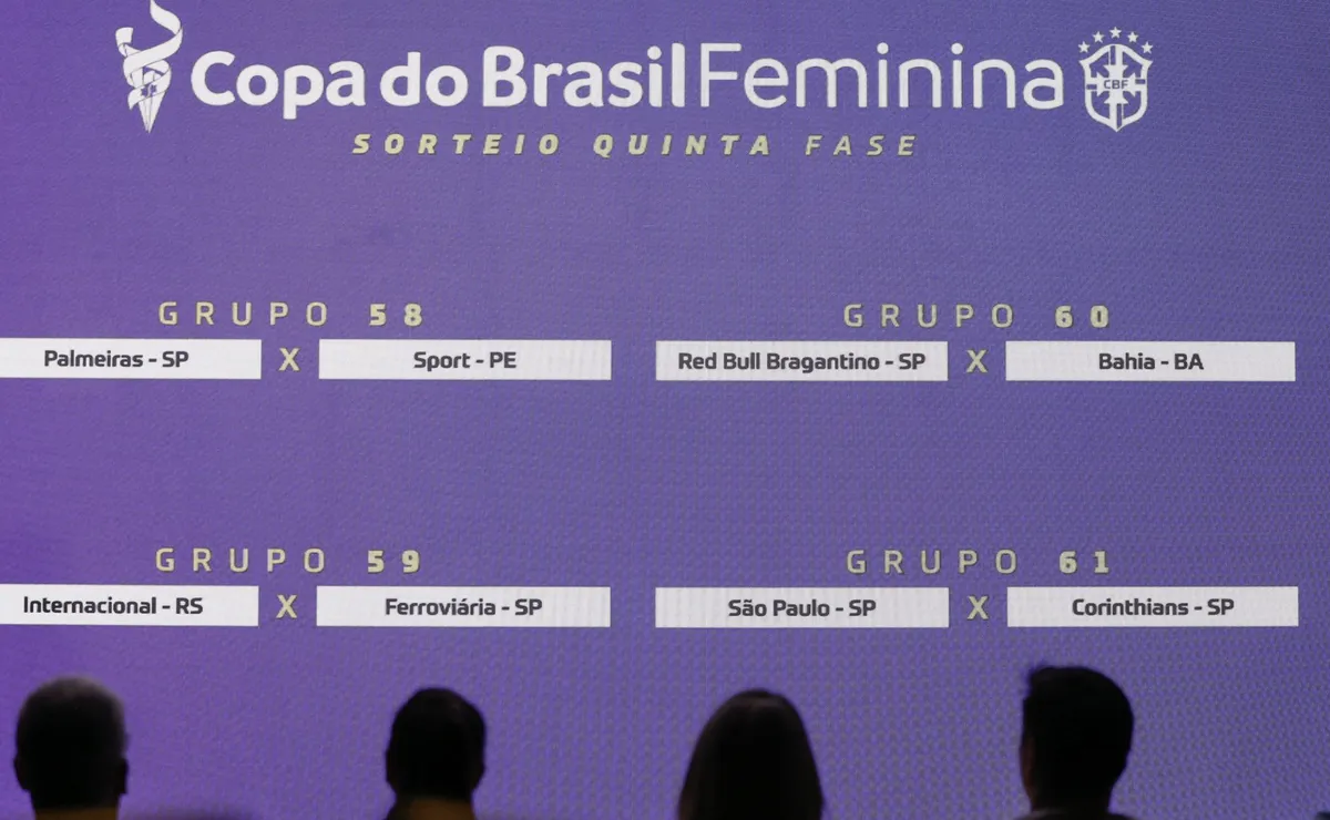 Veja os dias e horários das quartas da Copa do Brasil Feminina