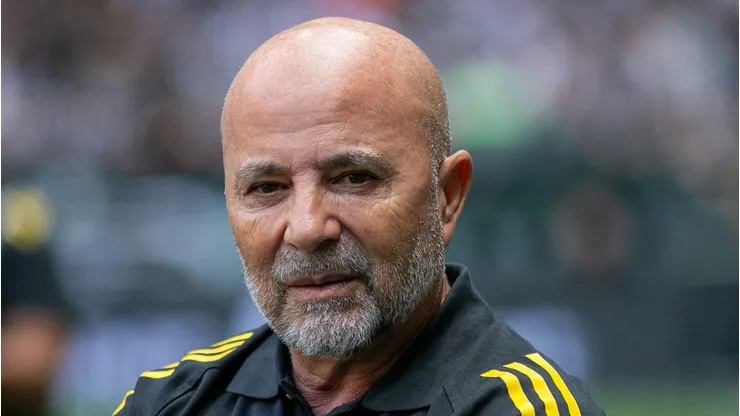Sampaoli durante partida do Galo na Arena MRV