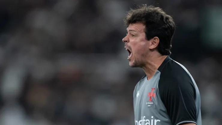 Fernando Diniz, técnico do Vasco. Foto: Jorge Rodrigues/AGIF.
