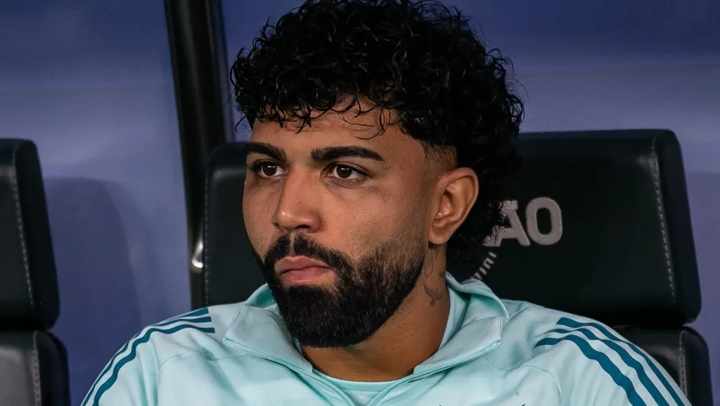 Gabigol durante partida. Foto: Fernando Moreno/AGIF