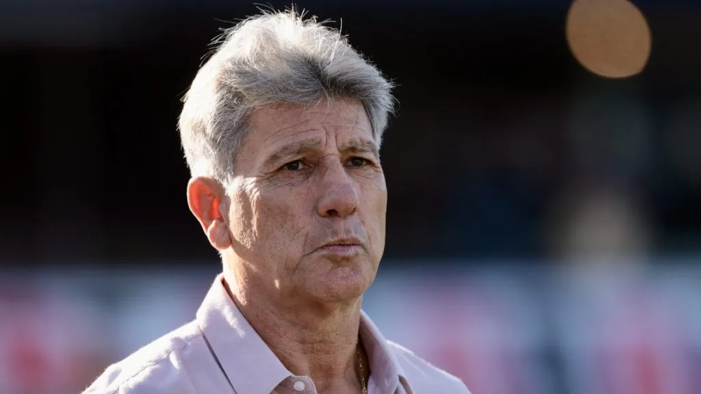 Renato Gaúcho durante partida. Foto: Marcello Zambrana/AGIF