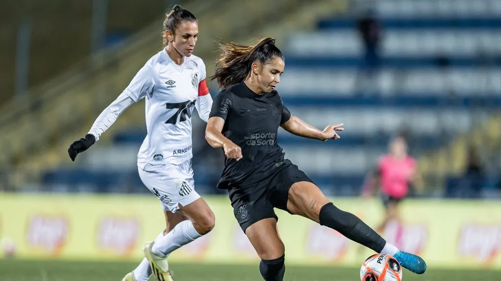 Corinthians e Santos no Paulistão Feminino