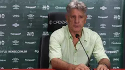 Renato Gaúcho durante coletiva. Foto: Marcelo Gonçalves/Fluminense FC