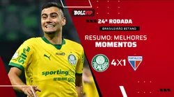Com show de Andreas Pereira, Palmeiras goleia o Fortaleza pelo Brasileirão Betano. Foto: Jota Erre/AGIF