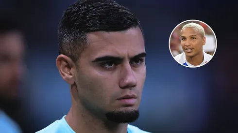 Andreas Pereira revela reencontro com Deyverson e revolta Nação. FotoxFoto: Andreas Pereira (Ettore Chiereguini/AGIF); Deyverson (Thiago Ribeiro/AGIF)