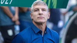 Palermo, técnico do Fortaleza, analisou derrota para o Palmeiras. Foto: Lucas Emanuel/AGIF