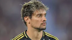 Gustavo Scarpa durante partida entre Flamengo e Atlético-MG, no Maracanã, pela Copa do Brasil.