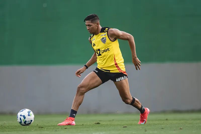 Atacante mandou recado após derrota do Galo (Foto: Pedro Souza / Atlético)