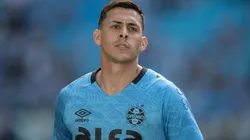 Pavón durante partida entre Grêmio e Mirassol, na Arena, pelo Brasileirão.