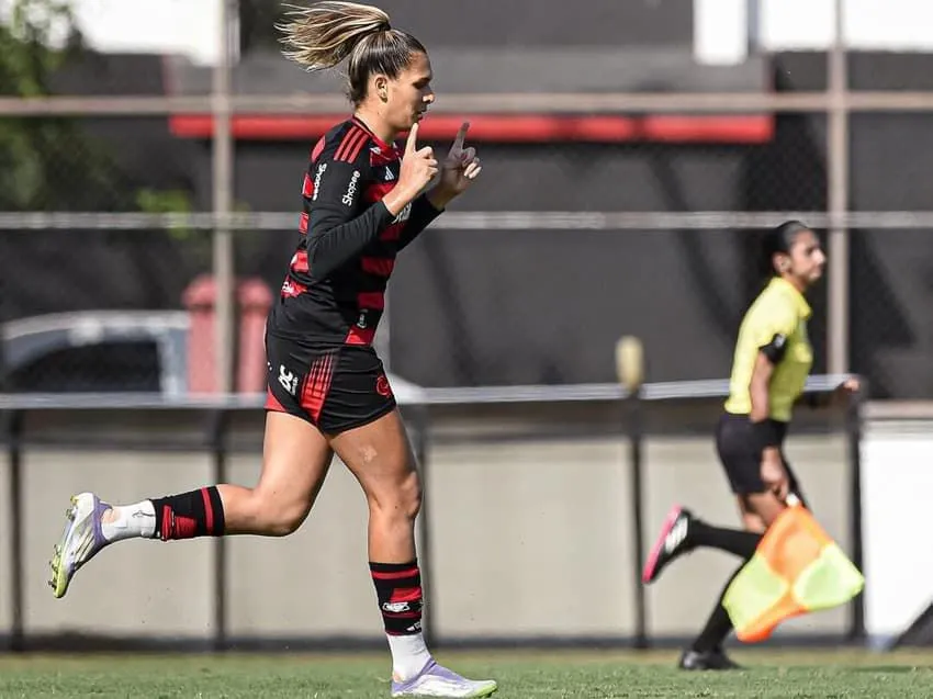 Flamengo foi responsável pela maior goleada da rodada. Foto: Reprodução/Instagram/@flamengofutebolfeminino