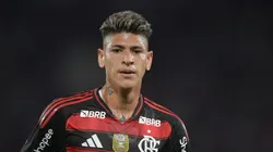 Carrascal marcou seu primeiro gol pelo Flamengo. Foto: Thiago Ribeiro/AGIF