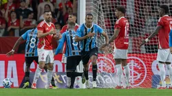 Os dois primeiros gols do Grêmio foram marcados na bola aérea, o segundo do André Henrique.