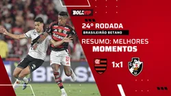 Flamengo e Vasco empatam em clássico agitado no Maracanã, pelo Brasileirão Betano. Foto: Thiago Ribeiro/AGIF