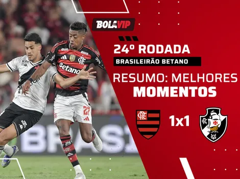 Flamengo e Vasco empatam em clássico agitado no Maracanã