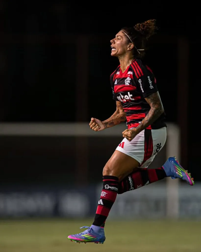 Atacante do Flamengo, Cristiane. Foto: Paula Reis/Flamengo