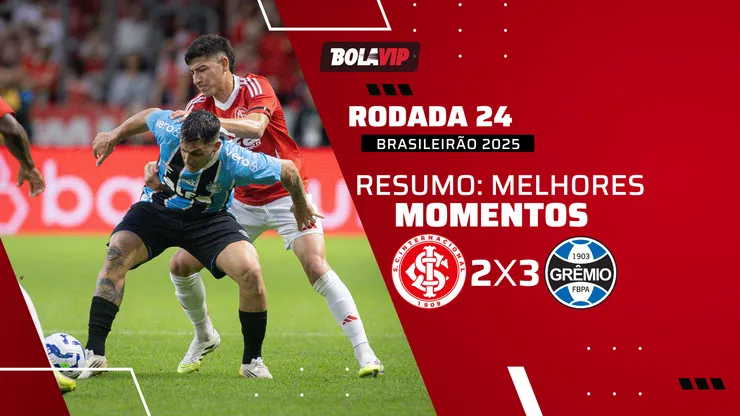 Internacional 2 x 3 Grêmio. Foto: Maxi Franzoi/AGIF