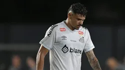 Tiquinho Soares jogador do Santos - Foto: Thiago Ribeiro/AGIF