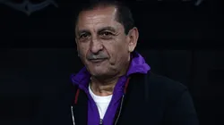 Ramón Díaz durante partida entre Corinthians e Vasco, na Neo Química Arena, pelo Brasileirão.