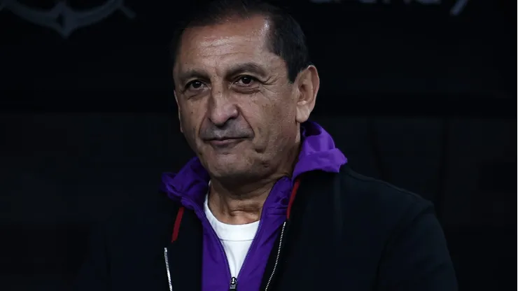 Ramón Díaz durante partida entre Corinthians e Vasco, na Neo Química Arena, pelo Brasileirão.