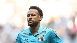 MG - BELO HORIZONTE - 14/09/2025 - BRASILEIRO A 2025, ATLETICO-MG X SANTOS - Neymar jogador do Santos durante partida contra o Atletico-MG no estadio Arena MRV pelo campeonato Brasileiro A 2025.