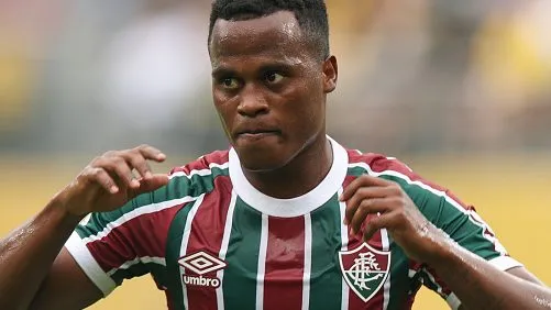 Jhon Arias durante partida. Foto: Francois Nel/Getty Images