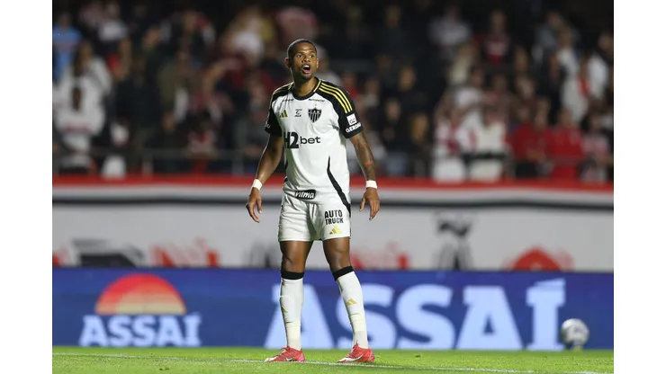 SP - SAO PAULO - 24/08/2025 - BRASILEIRO A 2025, SAO PAULO X ATLETICO-MG - Junior Santos jogador do Atletico durante a partida contra o Sao Paulo no estadio Morumbis em Sao Paulo (SP), pelo campeonato Brasileiro A 2025. Foto: Marlon Costa/AGIF