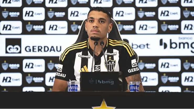 Ruan Tressoldi, novo zagueiro do Galo. Foto: Pedro Souza / Atlético