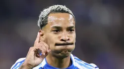 MG - BELO HORIZONTE - 30/08/2025 - BRASILEIRO A 2025, CRUZEIRO X SAO PAULO - Matheus Pereira jogador do Cruzeiro comemora seu gol durante partida contra o Sao Paulo no estadio Mineirao pelo campeonato Brasileiro A 2025.