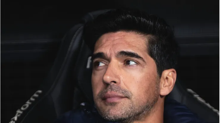Abel Ferreira durante partida na Arena do Corinthians.