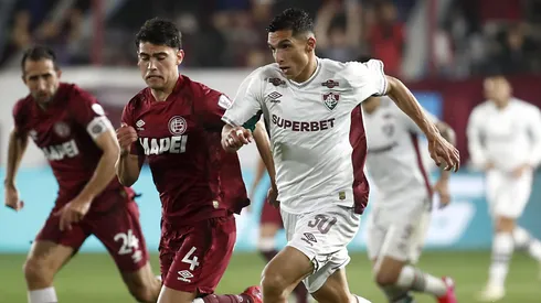 Lanus e Fluminense pela Sul-Americana. (Photo by Marcos Brindicci/Getty Images)