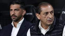 Ramón Díaz durante partida pelo Corinthians.