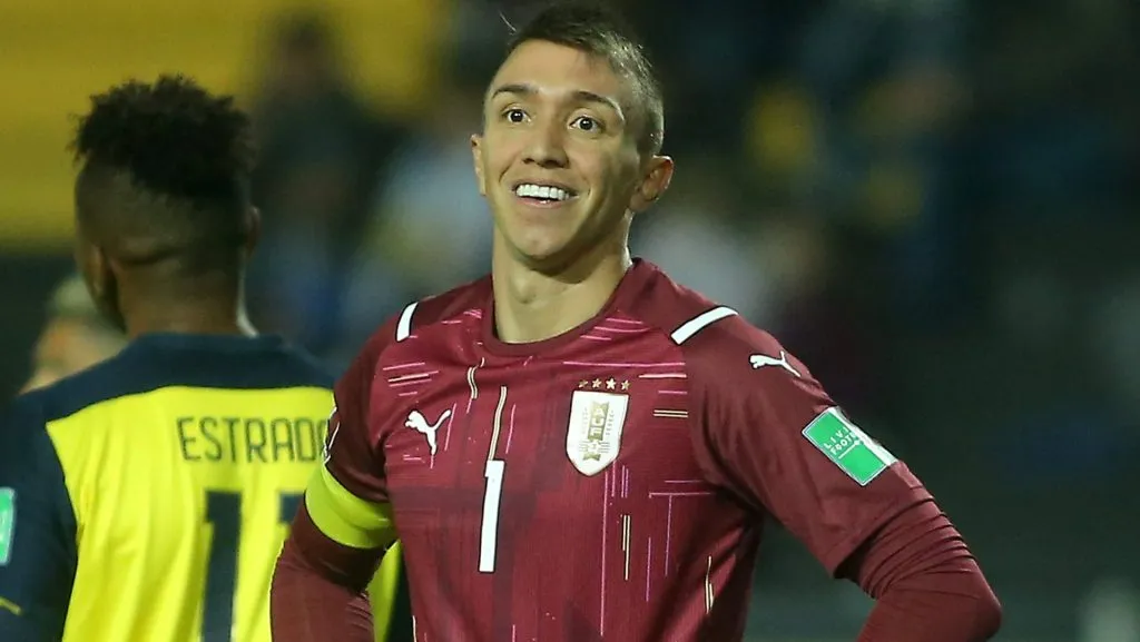 Muslera, na Seleção do Uruguai