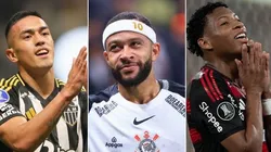 Tomas Cuello (Atletico-MG), Memphis Depay e Plata (Flamengo) estão entre os jogadores estrangeiros que se destacam em clubes nacionais