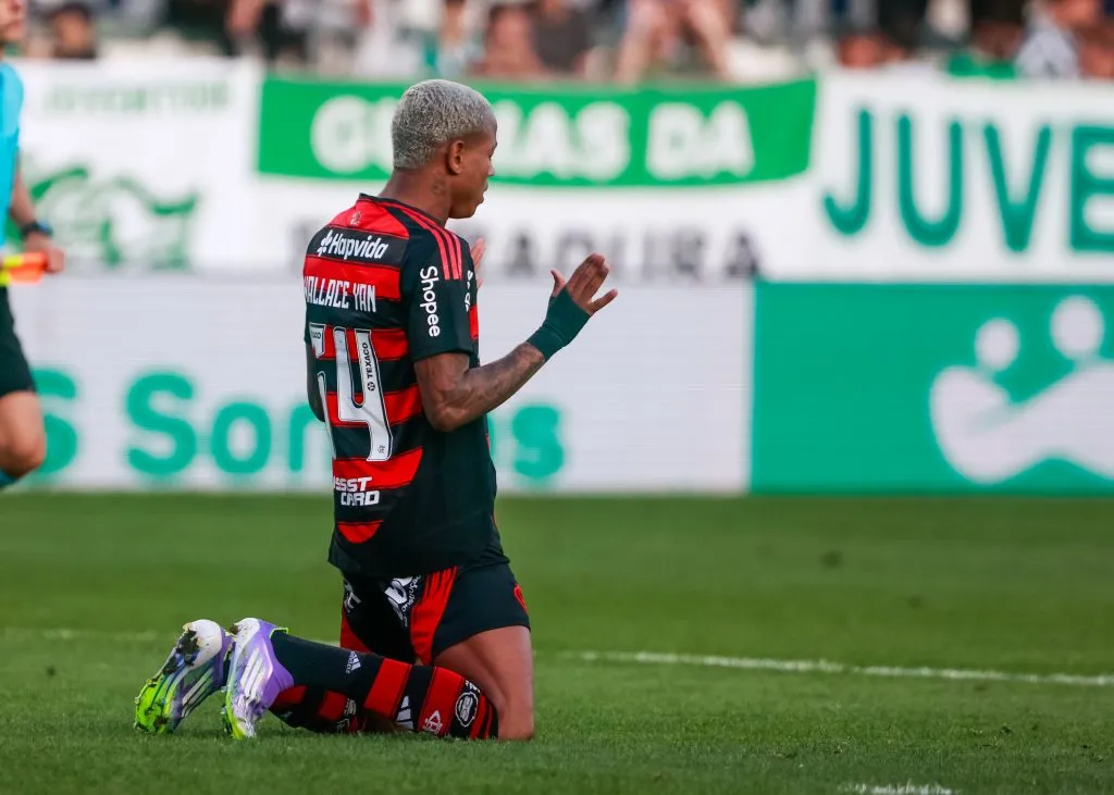 Wallace Yan jogou pela última vez na vitória sobre o Juventude, atuando por apenas quatro minutos. Foto: Luiz Erbes/AGIF