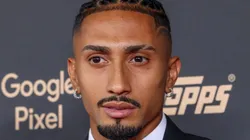 Raphinha, atacante do Barcelona em partida pelo campeonato brasileiro