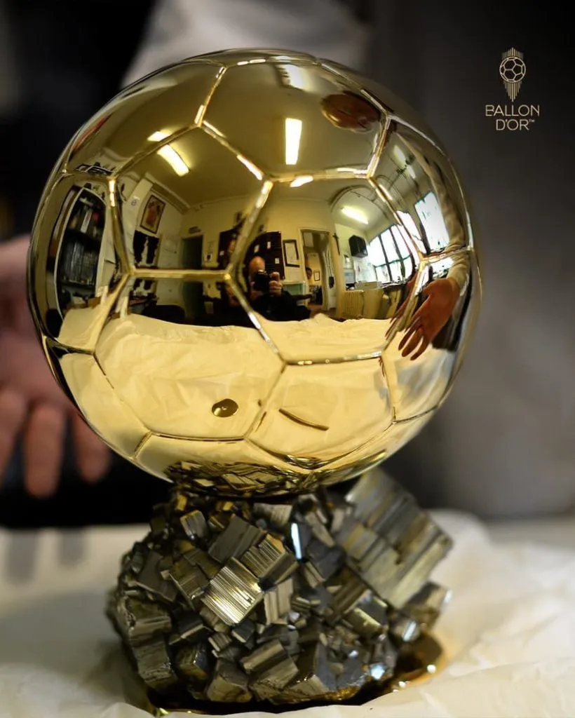 Troféu Bola de Ouro. Foto: Reprodução/France Football