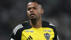 MG - BELO HORIZONTE - 29/01/2025 - MINEIRO 2025, ATLETICO-MG X AMERICA-MG - Junior Santos jogador do Atletico-MG durante aquecimento antes da partida contra o America-MG no estadio Mineirao pelo campeonato Mineiro 2025. Foto: Gilson Lobo/AGIF