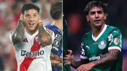 Sebastian Driussi, lidera a artilheira do River Plate em 2025 e ultrapassa os números do rival brasileiro, Faculdo Torres (Palmeiras)