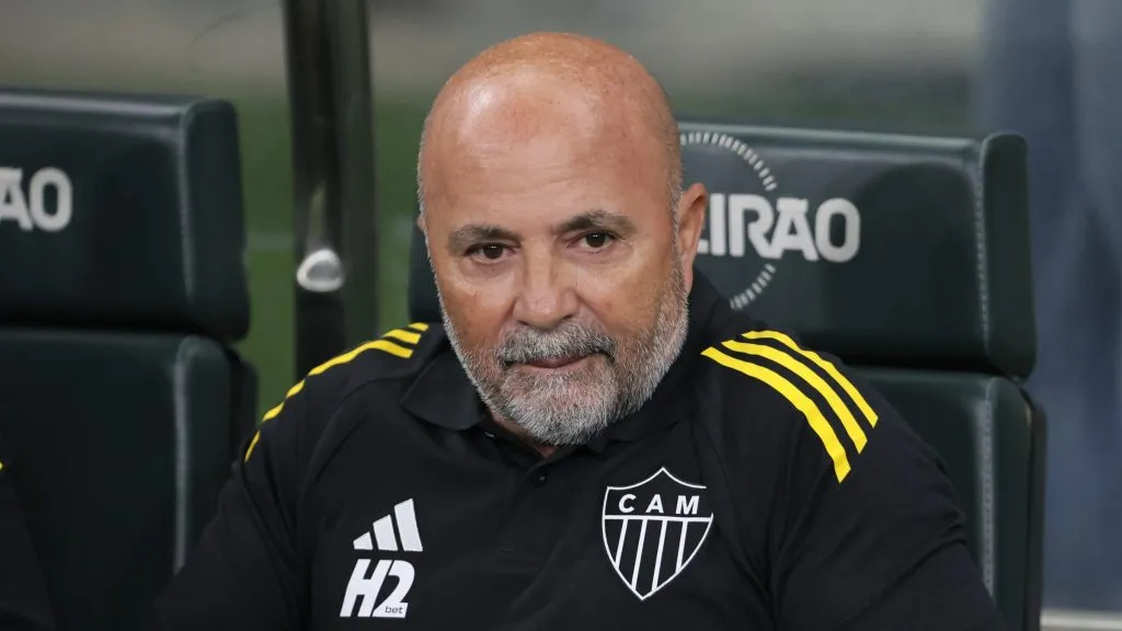 Sampaoli no Atlético. Foto: Gilson Lobo/AGIF