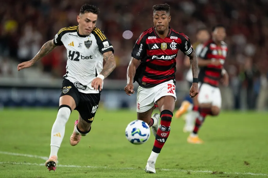 Bruno Henrique está nos planos do Galo - Foto: Jorge Rodrigues/AGIF